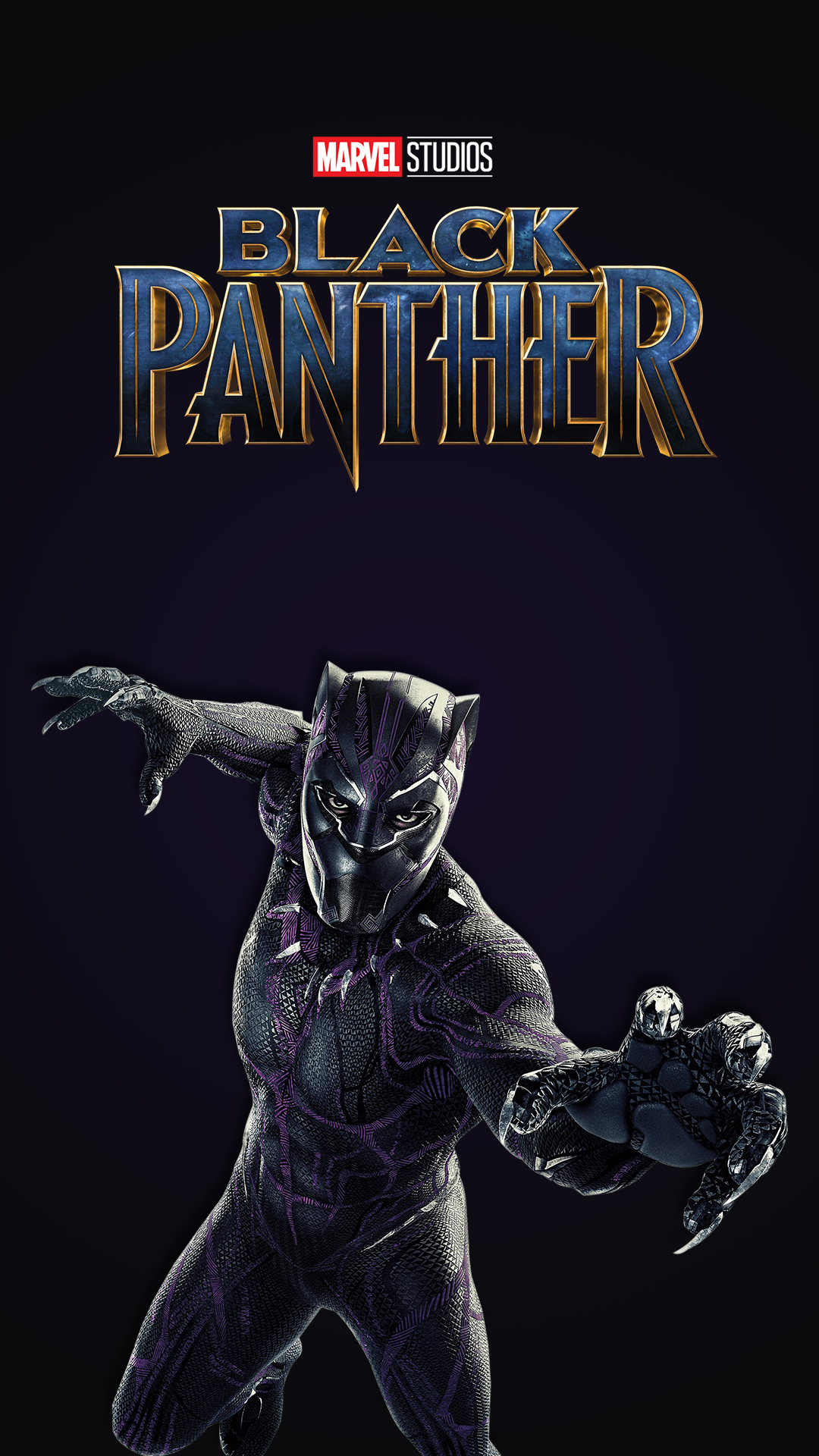 Black Panther - Chadwick Boseman - Download Mobile Phone full HD wallpaper